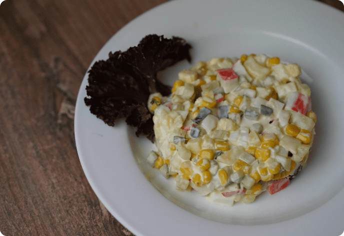 Салат з крабових паличок