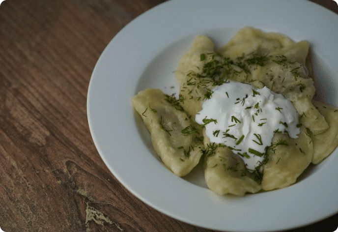 Вареники з капустою (8шт.)