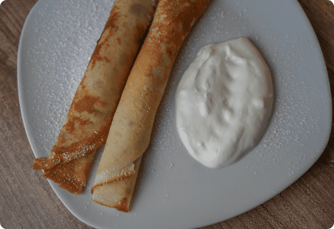 Млинці з сиром