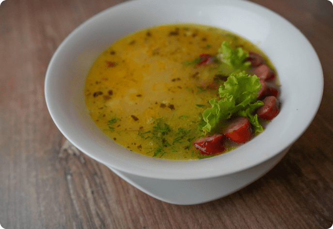 Суп гороховий